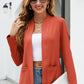 Fashion Women With Pockets Suit Jacket Tops