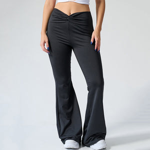 Abdominal-shaping Slimming Bell-bottom Pants Clothing Fashion Sports High Waist