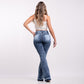 High Elastic High Waist Slim Fit Hip Jeans Bell-bottom Pants Women