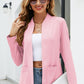 Fashion Women With Pockets Suit Jacket Tops